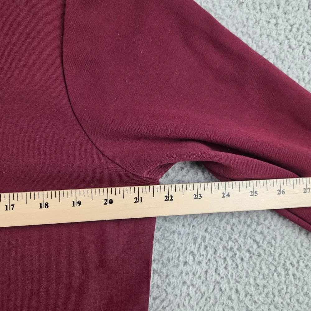 Polo Ralph Lauren Hoodie Mens Medium Maroon Full Zip‎